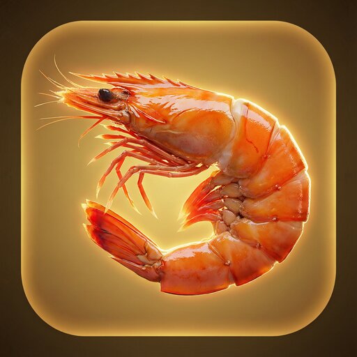 Chip biểu tượng Tôm trong game bầu cua tôm cá